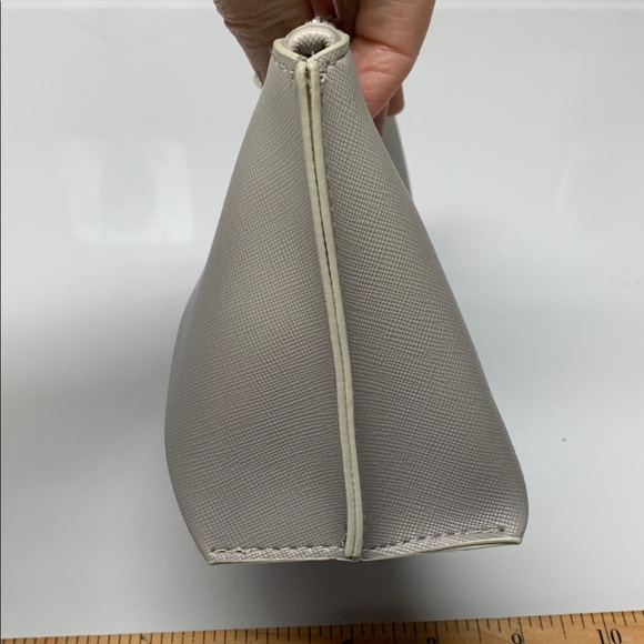La Mer Cosmetic Makeup Travel Toiletry Beauty Pouch Bag Gray / Grey Ombré - Picture 3 of 10